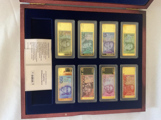 Komplettset DM Banknoten Barren – kavel bij Schwarzfischer Auktionen, Frage