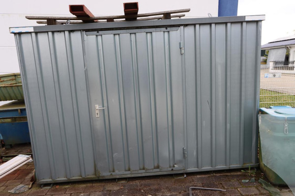 1 Stahlblechcontainer – kavel bij Schwarzfischer Auktionen, Frage